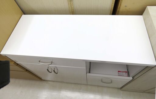 北海道/千歳市 NITORI/ニトリ レンジボード コパン100CT キッチン収納 近郊配送/店頭でのお受渡し大歓迎!