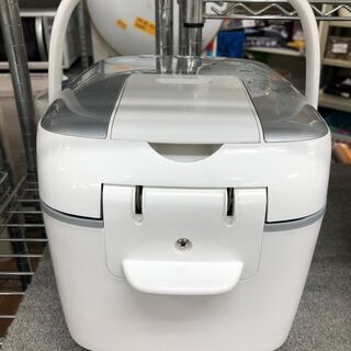 【リサイクルショップどりーむ天保山店】89　炊飯器　YAMAZEN　ヤマゼン　YJB-300（W)　3合炊き　2017年製　中古品【1ヵ月保証付き】の画像