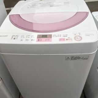 洗濯機 シャープ 2016年製 ES-GE6A 6kg?自社配送時?代引き可?※現金、クレジット、スマホ決済対応※【3ヶ月保証★送料に設置込】