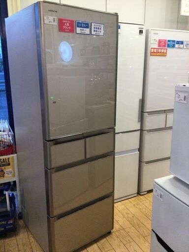 【安心６カ月保証付】HITACHI 5ﾄﾞｱ冷蔵庫 R-S4200E 2015年製 【ﾄﾚﾌｧｸ桶川店】