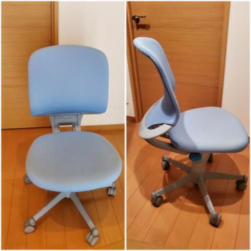 オカムラ　背もたれが腰にフィット　学習チェア