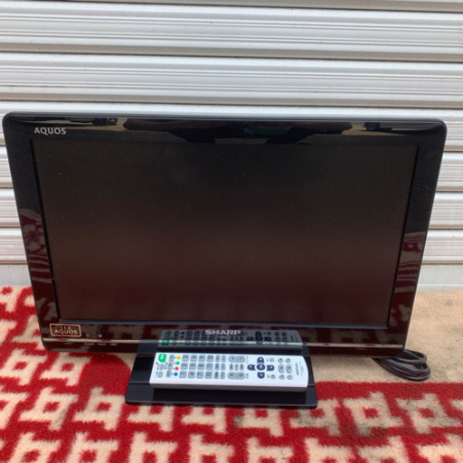 SHARP 液晶カラーテレビ LC-19K 2012年製 リモコン付き