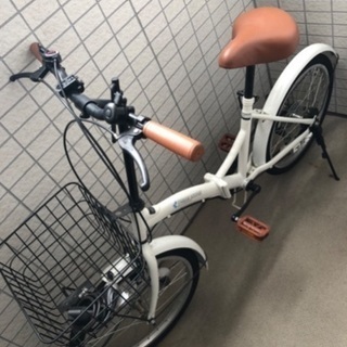 折り畳み自転車(鍵付き)