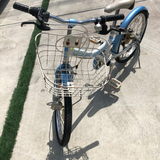女の子自転車　20インチ　水色の画像
