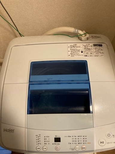 【2,000円】Ｈａｉｅｒ・全自動洗濯機・ハイアール・ＪＷ-Ｋ50Ｈ・5Ｋｇ【2015年製】