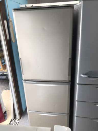 SHARP 2014年製　350L ノンフロン冷凍冷蔵庫　3ドア　シャープ