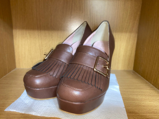 【美品】LIZLISA 身長が10cm高く見える ローファー風厚底