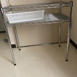 【無料】スチールラック&収納ケース【あげます】