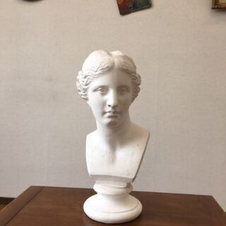 マルス 石膏像 台座付き 原則直接取引 美品 お届け相談 石膏像マルス | アートの輪