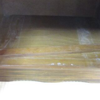 ☆発送不可☆木製　レンジ台　下段扉付き☆の画像