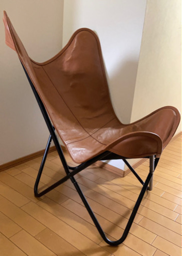 バタフライチェア　本革