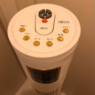 タワー型扇風機の画像