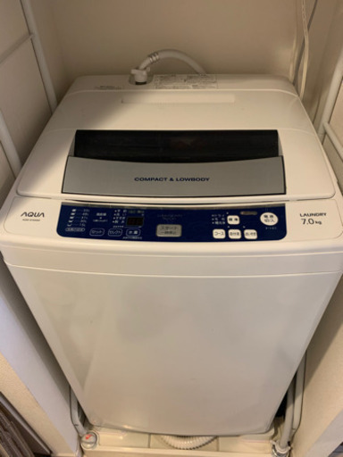 取引中のため受付中止　【洗濯機】AQUA 2016年製 7kg (6/12.13でのお引渡し)