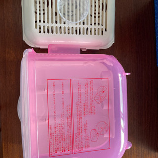 ピジョン　電子レンジ　スチーム&薬液消毒ケースの画像