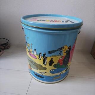 値下げ！[未使用]限定品？バーバパパ 缶入り ブランケット