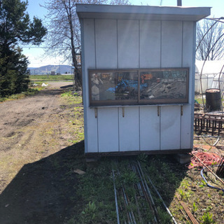 販売小屋、お買い上げありがとうございました。