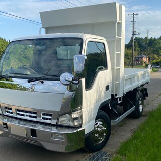 いすゞ　エルフ　PA-NPR81N　ローダーダンプ 走行距離５万...