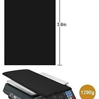 UTEBIT 背景布 黒 布 3 x 3.6 m  スタジオ用 バックスクリーン 折りたた可の画像