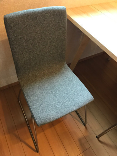 IKEAダイニングテーブル　椅子三脚　ベンチセット