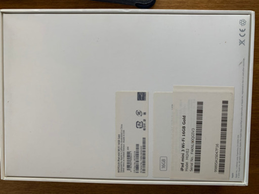 送料込美品iPad mini3 Wi-Fi モデル16GB Gold