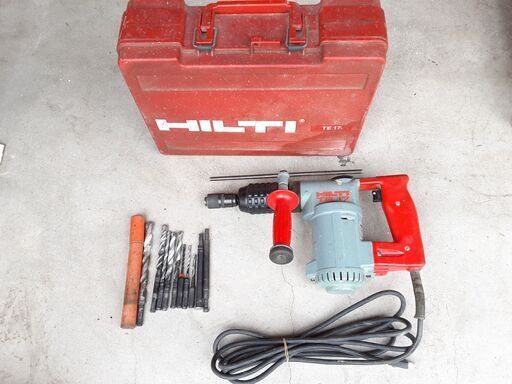 【商談中】ハンマードリル HILTI ヒルティ TE17 電動工具 ケース、取説、ドリルの刃付 /AJ-0008-P1
