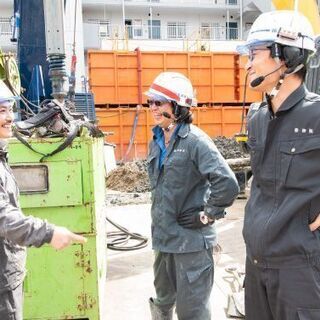 力仕事じゃない＝男性・女性共に活躍出来る！最大月給48万！建築基礎工事作業員の画像