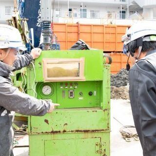 力仕事じゃない＝男性・女性共に活躍出来る！最大月給48万！建築基礎工事作業員の画像