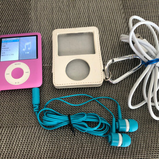 取引が成立しました。中古iPod nano 第3世代8GBピンク　カバー付の画像