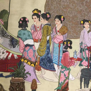 琴棋書画一中国で有名な十字刺繍です。の画像