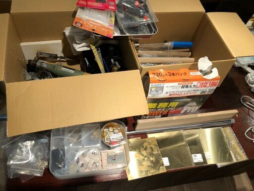 彫金作業セット 工具 機械 パーツ 地金（シルバーや真鍮） いろいろセット ミニルーター MM100