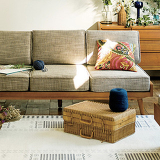 unico albero(アルベル) 3シータ オットマン 美品 使用期間半年 unico albero(アルベル) 3シータ オットマン 美品 使用期間半年