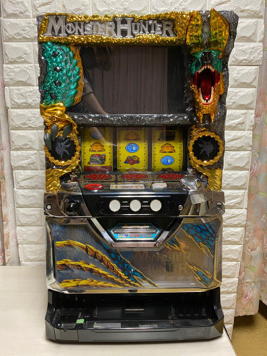 値下げしました【中古パチスロ実機】コイン不要 モンスターハンター月下雷鳴