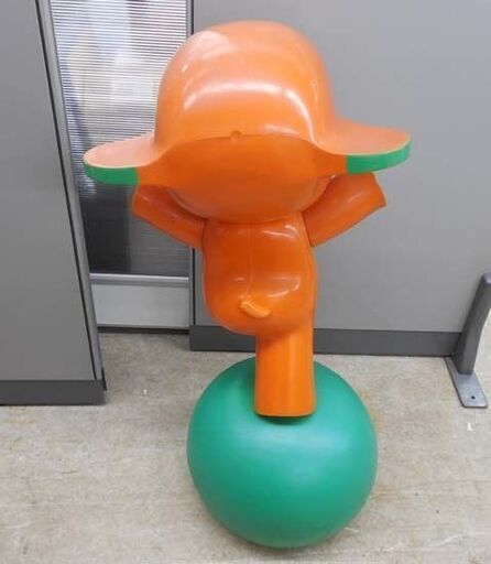 サトちゃん SATO/佐藤製薬 98cm オレンジ 片足立ち 非売品 店頭