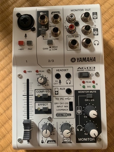 ２～３日限定　YAMAHA AG03 美品
