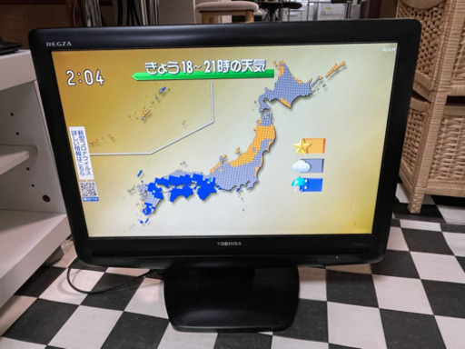 【リサイクルサービス八光　田上店　安心の1か月保証　配達・設置OK】東芝 19V型 液晶 テレビ 19A3500 ハイビジョン 200８年モデル