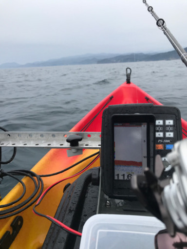 カヤック　魚探