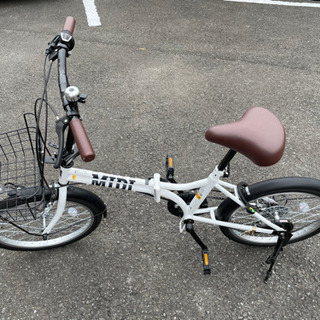 極美品！　6速　ギア付　折り畳み自転車