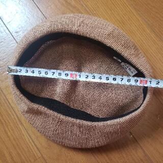 ベレー帽 キャメル フリーサイズ (色味は2枚目)の画像
