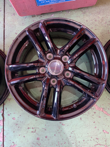 15インチアルミホイール4枚　エスクァイア、ノア、ボクシーなどに