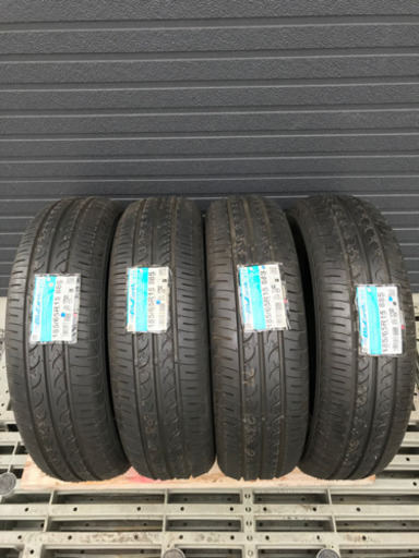 YOKOHAMA Blu Earth AE-01F 185/65R15 15インチ 夏タイヤ 4本 2014年製 イスト プリウス Bb ティーダ等
