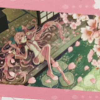 桜ミククジ　描き下ろしポスターセットの画像