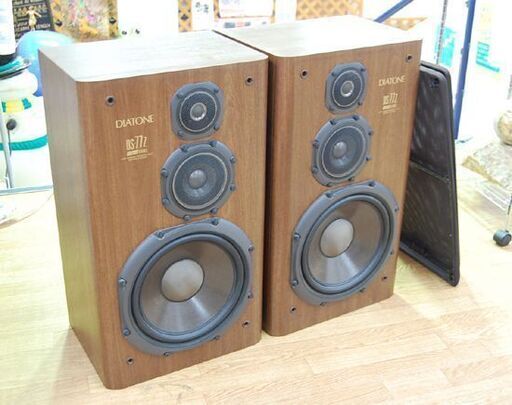3ウェイスピーカー ダイヤトーン DS-77Z 木目 ブックシェルフ型 DIATONE 大型 音出し確認済み 札幌市 清田区 平岡
