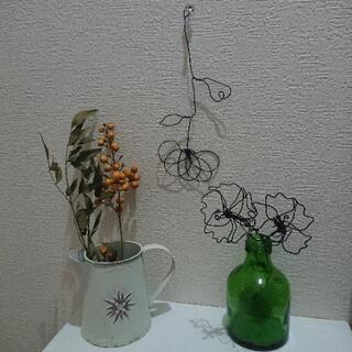 🌺花  ワイヤークラフト ３本