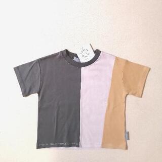 新品 シーズンリーズン 半袖Tシャツ 切り替え トップス 100...