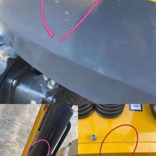 ミニショベル 　ミニユンボ　YE15T　ヤンマーディーゼル3気筒エンジン　1.5トン　爪バケット　平バケット付き　　全国送料無料！ブレカー配管付き！家庭菜園 農作業 簡単な伐採 お庭のリフォーム 野外軽作業 災害対策などにの画像