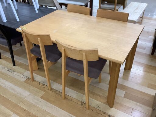 飛騨産業　ダイニング5点セット【トレファク岸和田店】