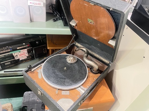 ジャンク品　ビクター　蓄音機　アンティーク　レトロ　不動品 パーツどり