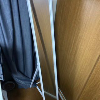 全身鏡　ホワイト枠　縦長