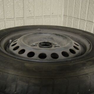 FREED GB3 GB4フリード　純正スチールホイール 5.5J +50 4H100 185/70R14タイヤ付　4本の画像