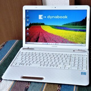 ✅送料無料！💕良品✨/dynabook T451 リュクスホワイト/高性能🆙Core i5/大容量！HDD640GB/快適♬メモリ8GB/Microsoft Offce2019📒✎/すぐ使えるWindows10♪/HDMI📺/カメラ📹/マイク🎤/すぐ繋がるWi-Fi📶/DVDRWコピー可💿/10キー付きKB♪/SDカードスロット🅌/点検整備清掃済み😊/No.10512の画像